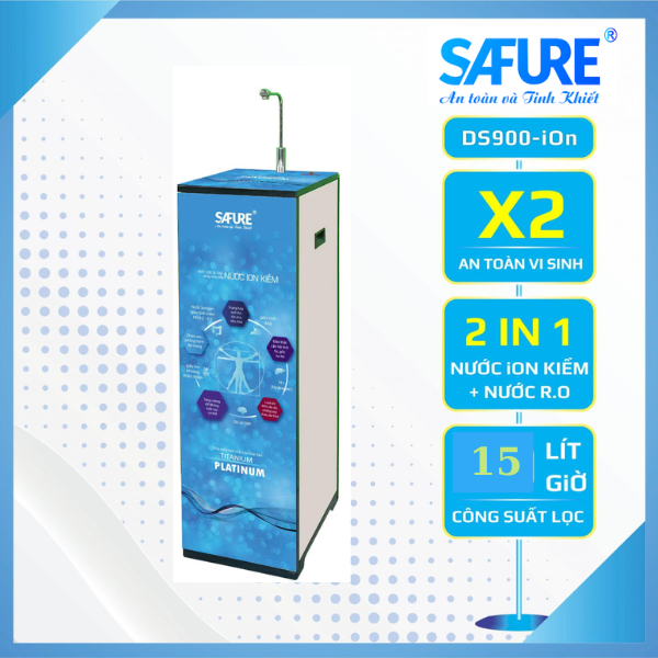 MÁY LỌC NƯỚC SAFURE ION KIỀM  MODEL:DS900-ION